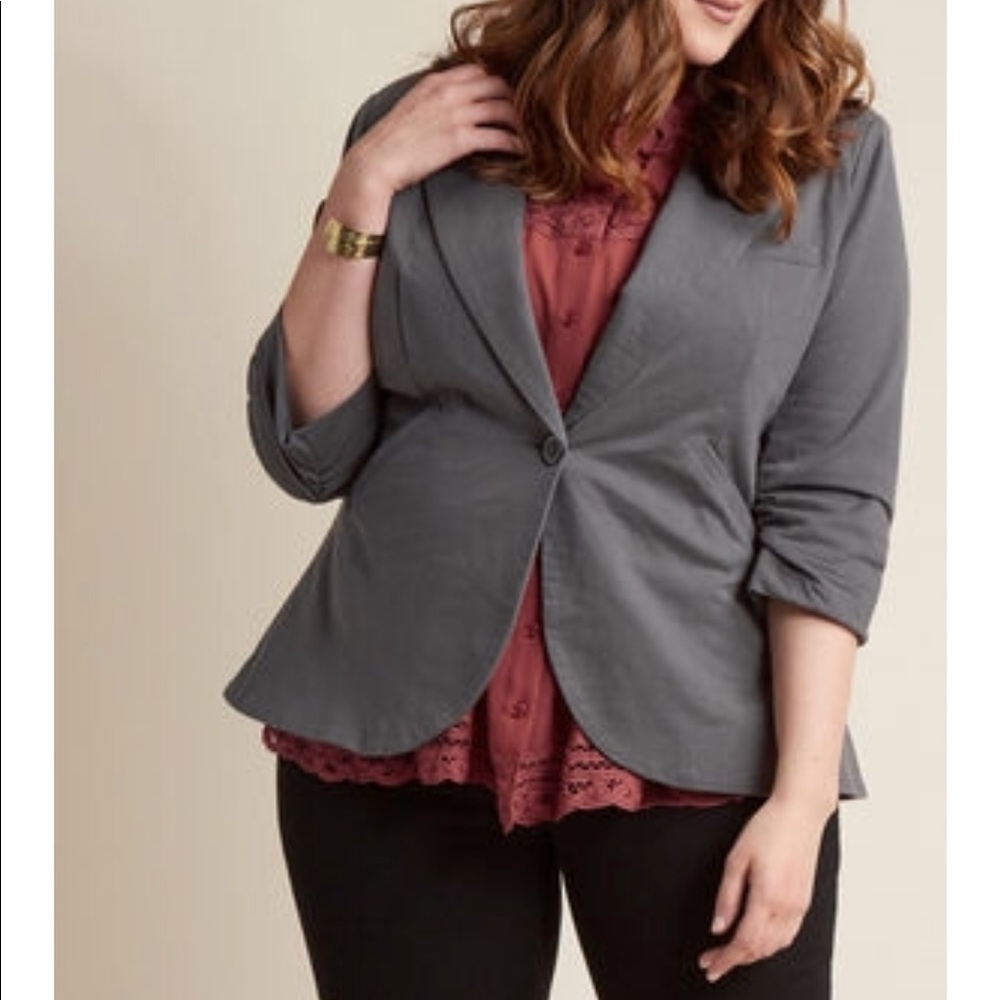 Modcloth Fine and Sandy Blazer